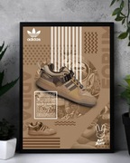 Plakat A3 Adidas Forum Bad Bunny Low Brown