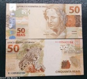 Brazylia 50 reais 2010 UNC
