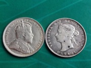 Kanada 25 centów 1874 H i 1907 rok