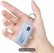Nowy Mini Powerbank , ładowarka 5000mAh, brelok
