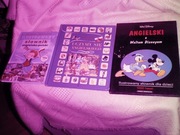 Ilustrowany Słownik Angielskiego dla dzieci Disney + 2 inne książki