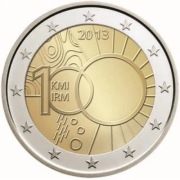 2 Euro - Belgia z 2013 roku.
