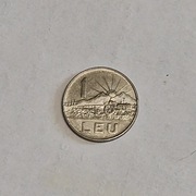 Moneta 1 lej Rumunia 1966