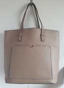 Torebka shopper Mango bezowa nude