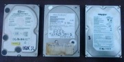 Dyski HDD PATA IDE 250gb 3szt,HITACHI MAXTOR i WD, opis.