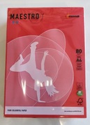 Papier Maestro A4 kolor CO44 coral red 80g