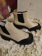 Botki Eva Minge r.41 czarno-beżowe 