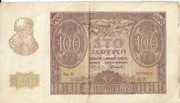 BANKNOT 100 ZŁ 1940R  Ser. D 9279803   