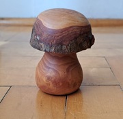 Drewniany grzybek boho