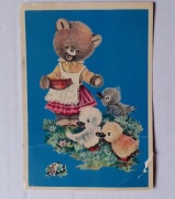 STARA KARTKA POCZTOWA Z MISIEM 1977 r