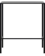 Stół barowy metalowa czarny VidaXL