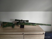 Replika APS w zestawie z dwoma magazynkami i lunetą 