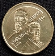 2 zł GN z 1996 roku Henryk Sienkiewicz (stan okołomenniczy)