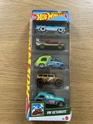 HOT WHEELS - GETAWAYS - 5 PACK - 5 PAK - 5 AUT - ZOBACZ TEŻ POZOSTAŁE