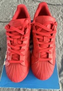Adidas superstar red mesh
