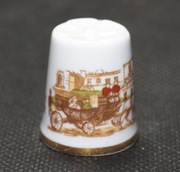 Naparstek Kolekcjonerski Porcelanowy przejazd jubileuszowy karocą QEII