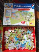 Moja piękna polska Mały geniusz puzzle dwustronne