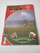 Program Manchester United - Widzew Łódź 80'