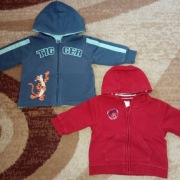 Bluzy, spodnie dla chłopca. Zestaw r. 74/80