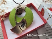 Wisiorek Vintage zieleń