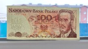 Banknot 100 zł z 1988r, Seria TC