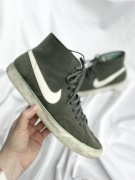 Zamszowe oliwkowe skórzane buty nike Primo Court Mid Running Shoes 41