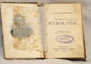 Wybór Pism - Jan Kochanowski    z 1900r.