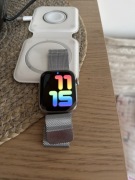 Smartwatch Apple Watch series 7 GPS + Cellular 45mm srebrny 