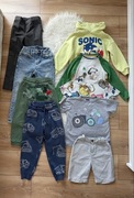 Paka ubrań dla chłopca zestaw 110 Zara Gap Primark 9sztuk