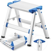 Drabina domowa stołek schodek podest stopień składany HIGHER ML-401A