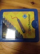 Kredki woskowe w pudełku zamykanym