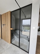 Przeszklenia loft, stalowo-szklane, drzwi metalowe