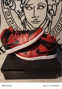 Buty Air Jordan 1 Mid Reverse Bred. NOWE