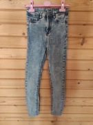 HOUSE denim spodnie jeansowe skinny rurki 36 S