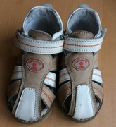 Chłopiec skórzane sandałki rozm. 23 wkł. 14,4 cm