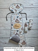 Antypotowa wkładka fotelika samochodowego bambusowa 9-18kg