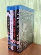 4 płyty filmy blu ray w folii
