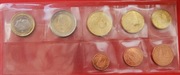 Hiszpania   Kompletny    Zestaw euro 2015 r    kpl 8 sztuk  mennicze  !!