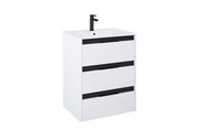Umywalka 60cm i szafka 60cm 3 szufladami ROCA VICTORIA komplet