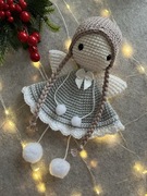 Aniołek na szydełku handmade