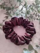 Gumka do włosów typu Scrunchies Czekolada Slim