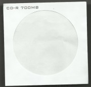 Koperta papierowa na płyte CD DVD z okienkiem - 1 sztuka