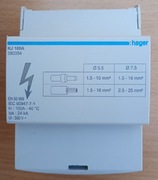 HAGER Blok rozdzielczy 4-biegunowy In=100 A KJ100A