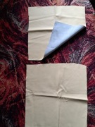 skóra naturalna żółta 1mm 50 x 50 cm