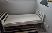 Łóżko dziecięce Ikea Kritter wraz z materacem Ikea Vyssa