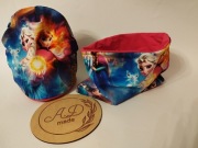 Komplet czapka komin Kraina Lodu ELSA  Anna bawełniany 