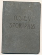 Legitymacja Sportowa Sportpass Oberschlesischer Spiel Gleiwitz Gliwice 