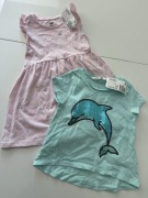 H&M 98 sukienka bluzka