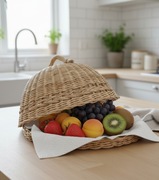 Rustykalny chlebak z pokrywą – naturalny urok i funkcja