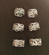 Srebrne serwetniki. 6szt. 